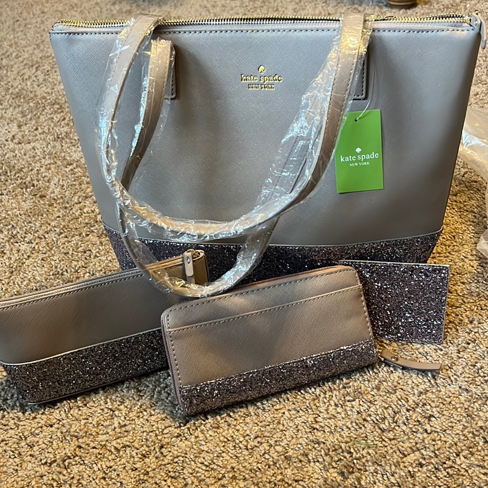 NWT Kate Spade purse set